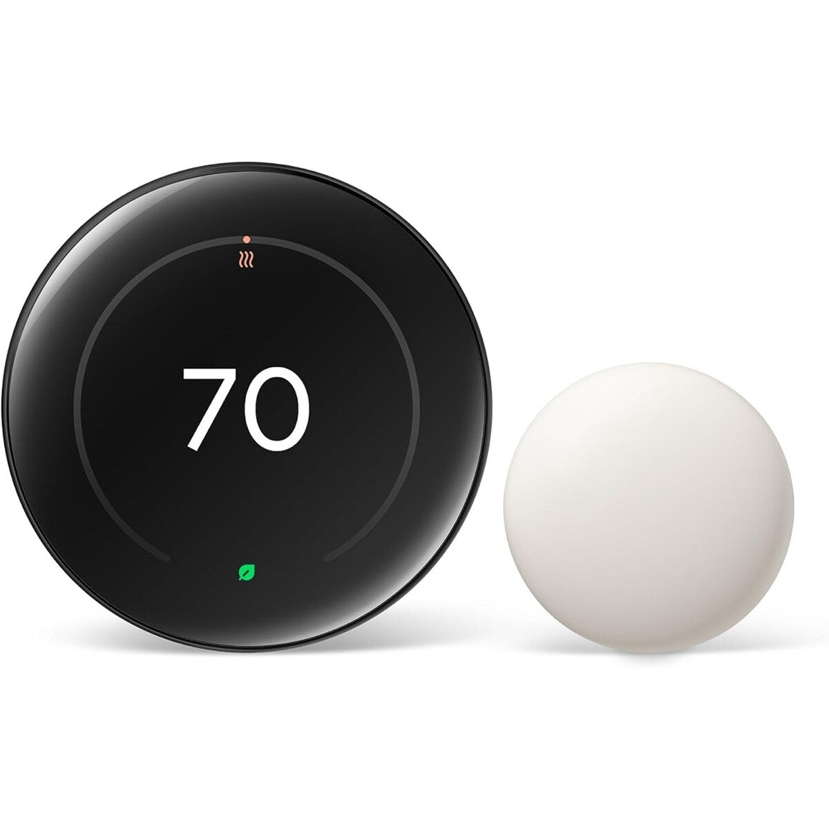 Thermostat intelligent Nest 4e génération avec capteur 2e génération (Obsidienne polie)