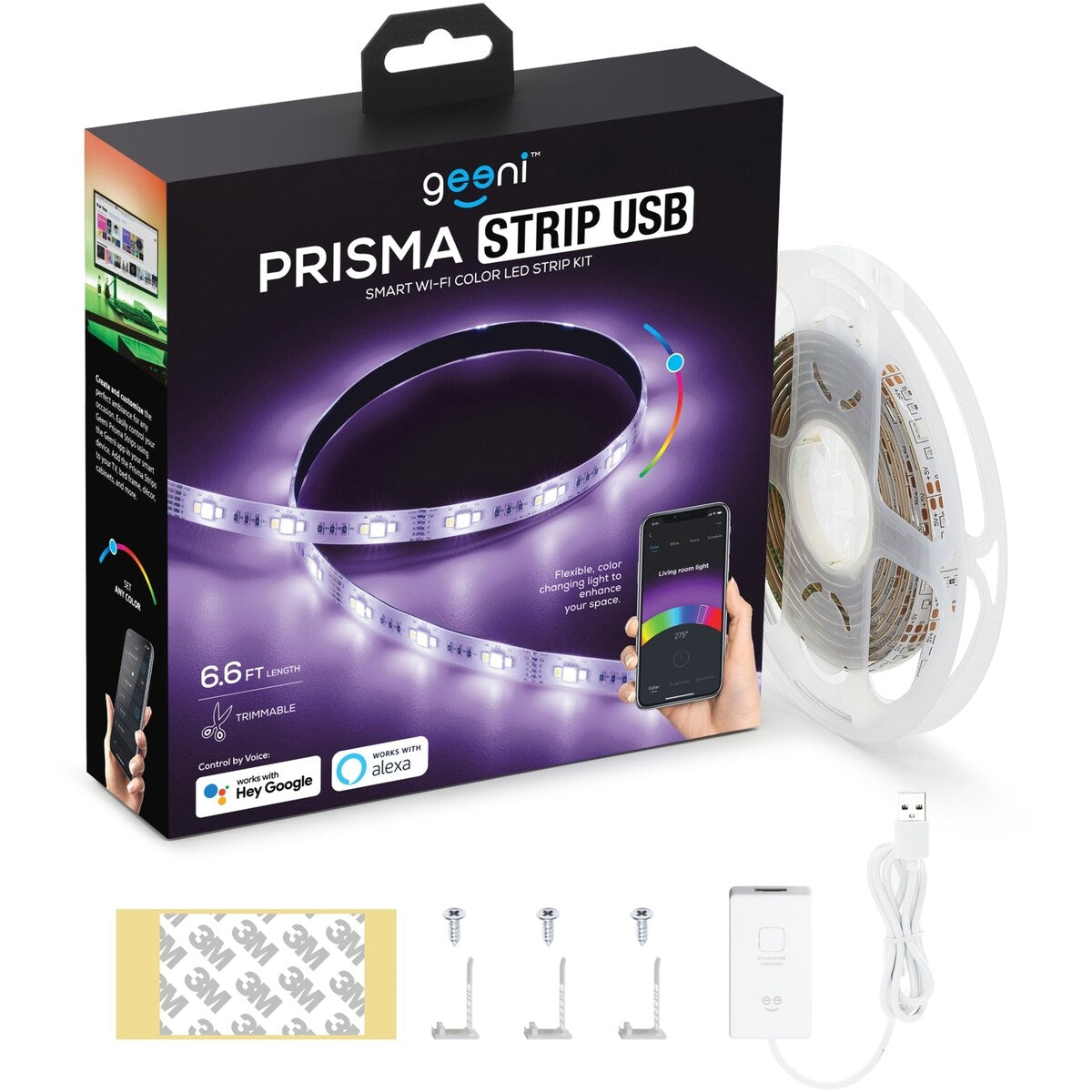 Bande lumineuse DEL Wifi intelligente Prisma 2M