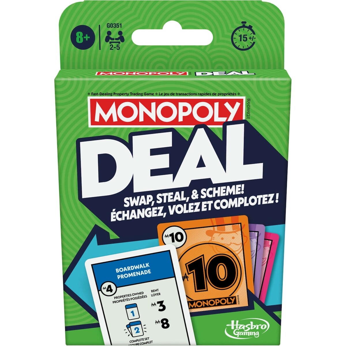 Jeu de cartes Monopoly Deal