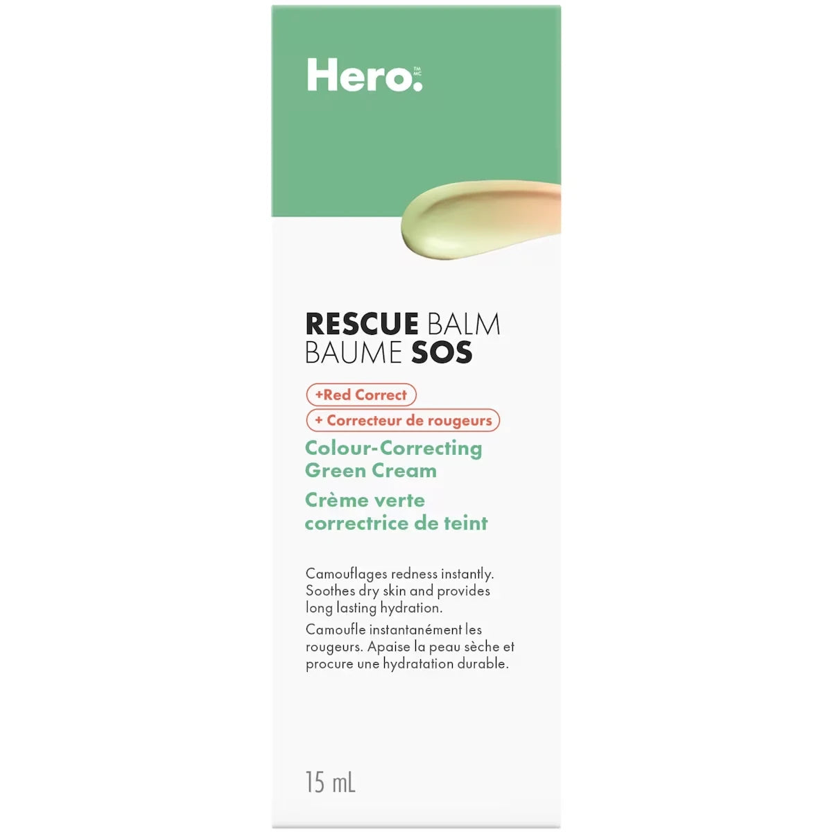 Hero Rescue Balm Colour-Correcting Green Cream
