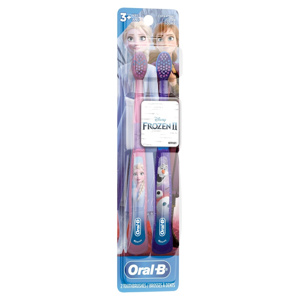 Oral-B – Brosse a dents La Reine des neiges – Souple – 2 u