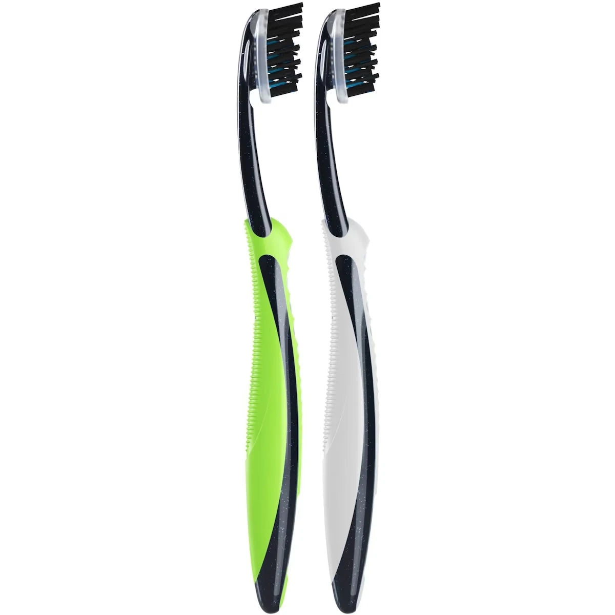 Brosse à dents manuelle au charbon Pro-Flex, souple, 2 unités