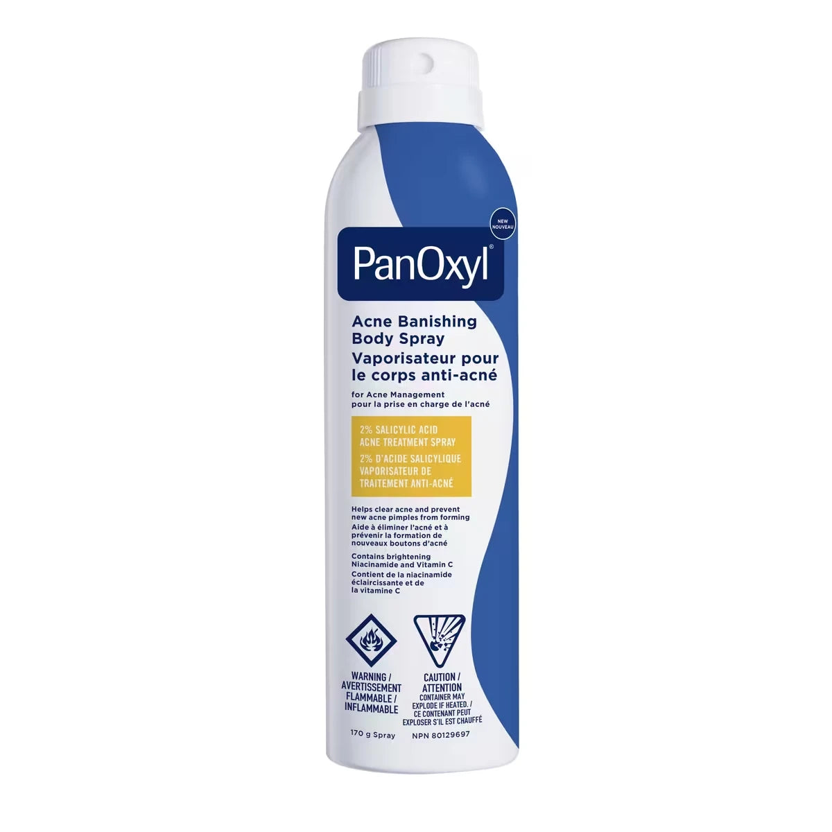 Acne Banishing Body Spray with 2% Salicylic Acid