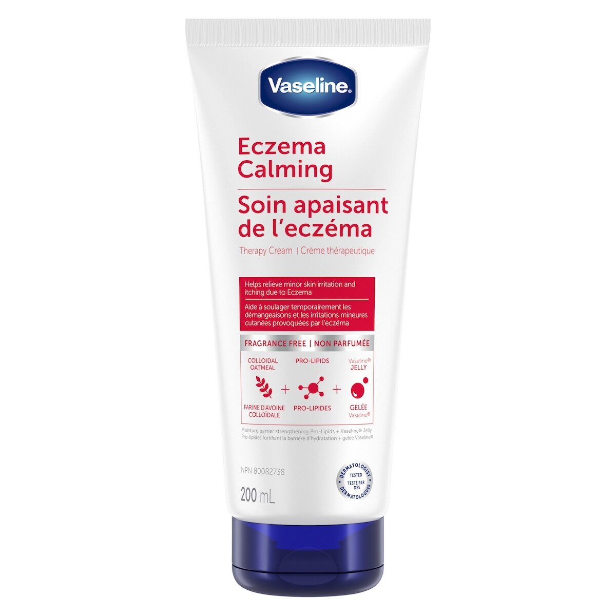 Crème Thérapeuthique pour peau sujette à l'eczéma Clinical Care Eczema Calming avec protecteur cutané à l'avoine colloïdale pour soulager la peau sèche et irritée 200 ml