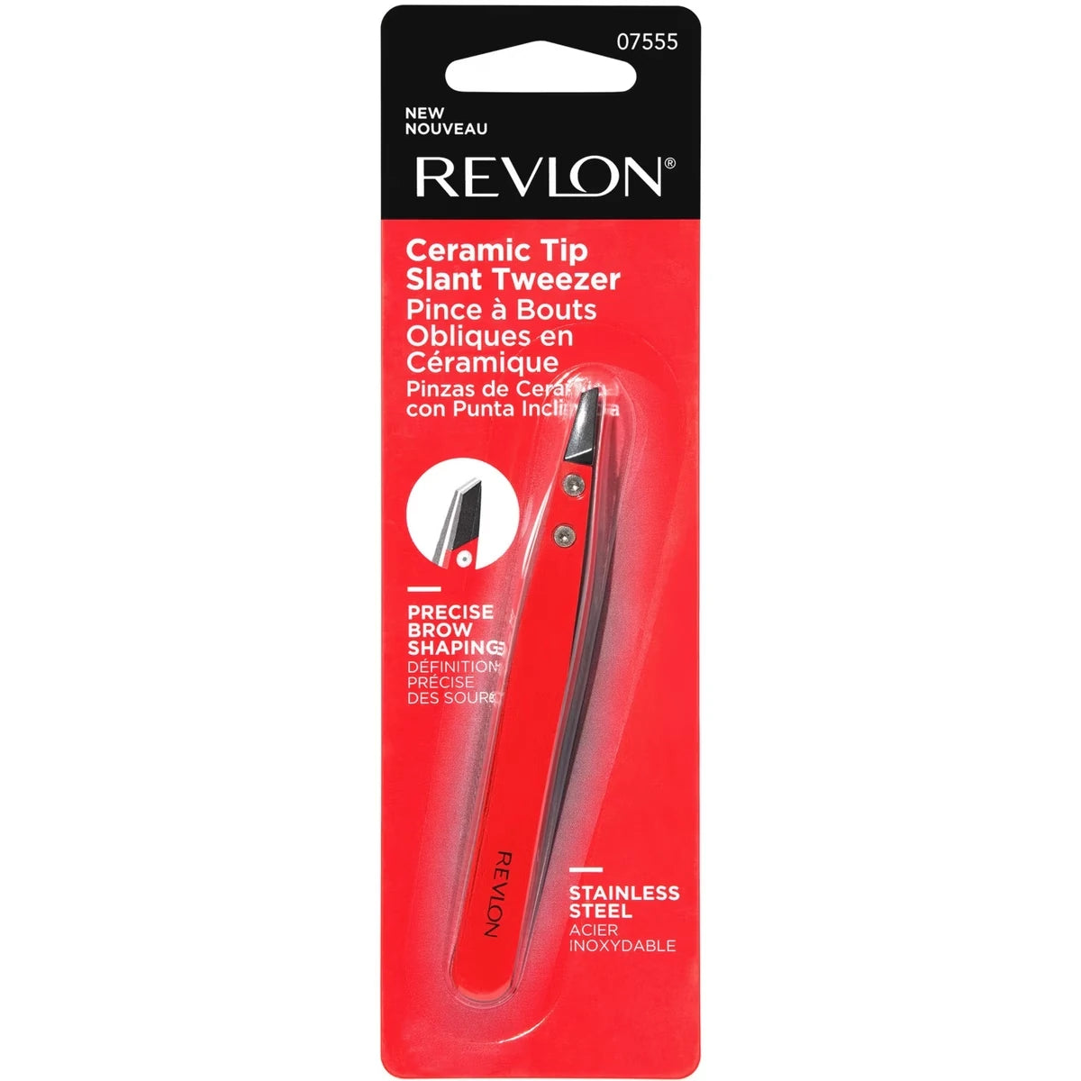 Ceramic Tip Slant Tweezer