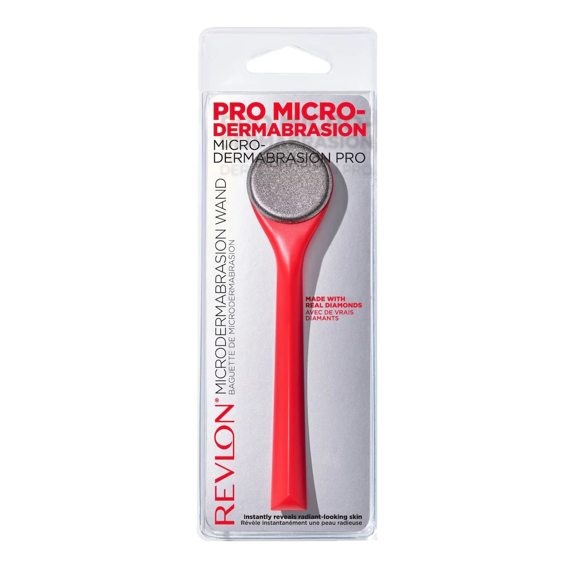 Microdermabrasion Wand, Exfoliating Facial Skincare Tool with Real Diamonds