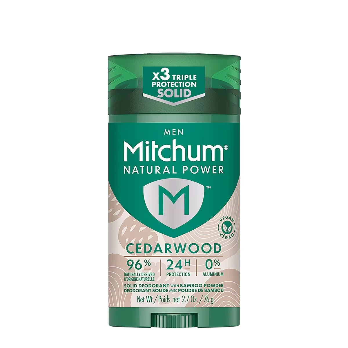 Désodorisant en bâton Homme Natural Power, bois de cèdre