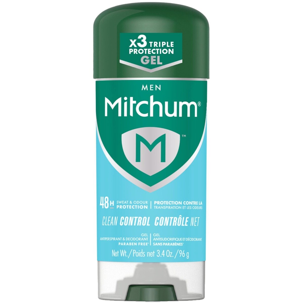 Gel antisudorifique et désodorisant homme, Contrôle net