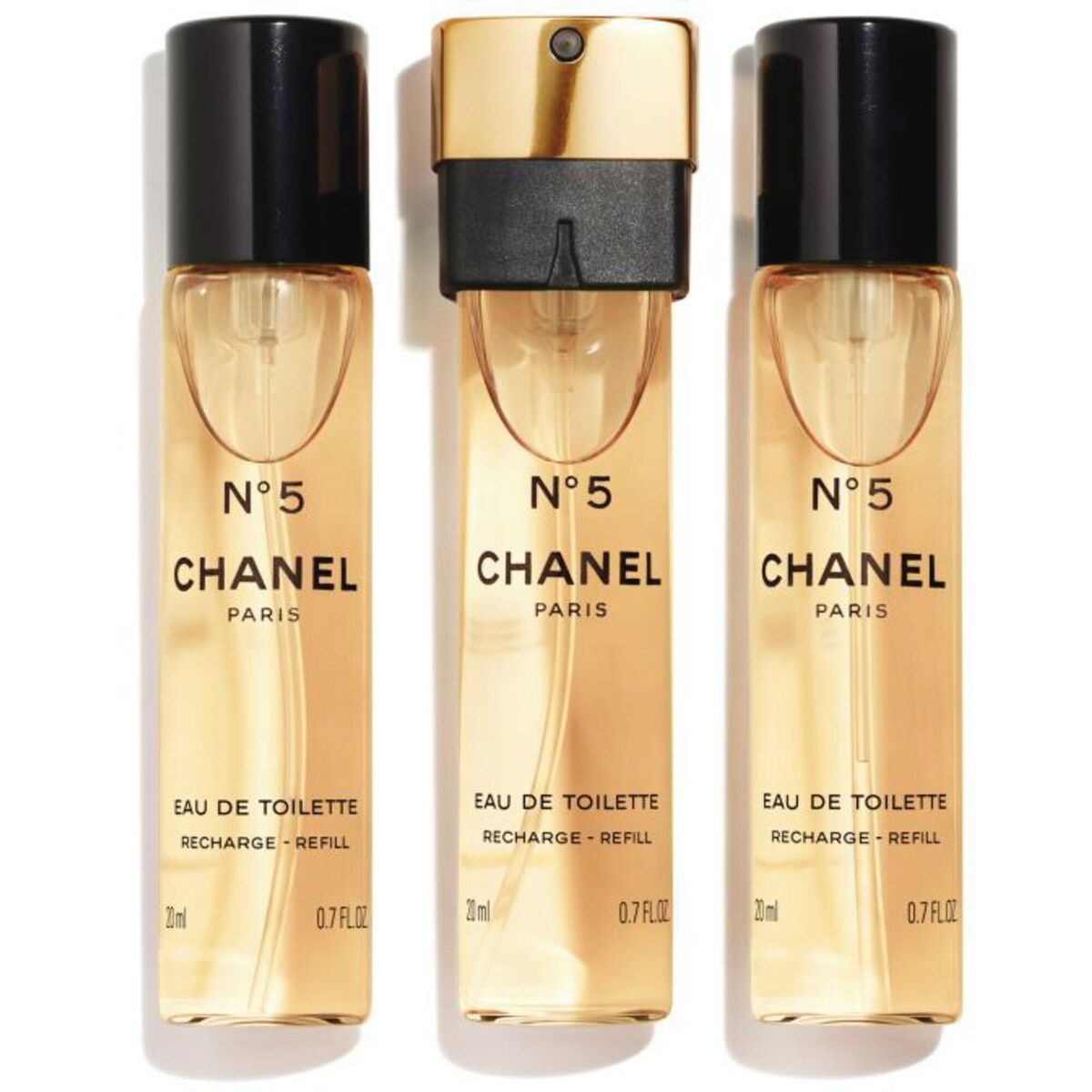 N°5 - Recharge d'eau de toilette vaporisateur de sac