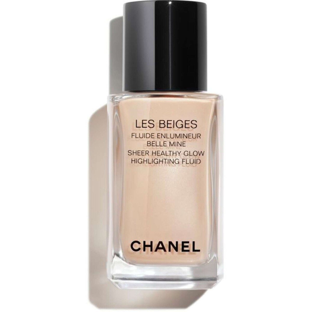 LES BEIGES HEALTHY GLOW SHEER HIGHLIGHTING FLUID - FLUIDE ENLUMINEUR DE TEINT EFFET IRISÉ. BELLE MINE LUMINEUSE. <br/>VISAGE ET CORPS.