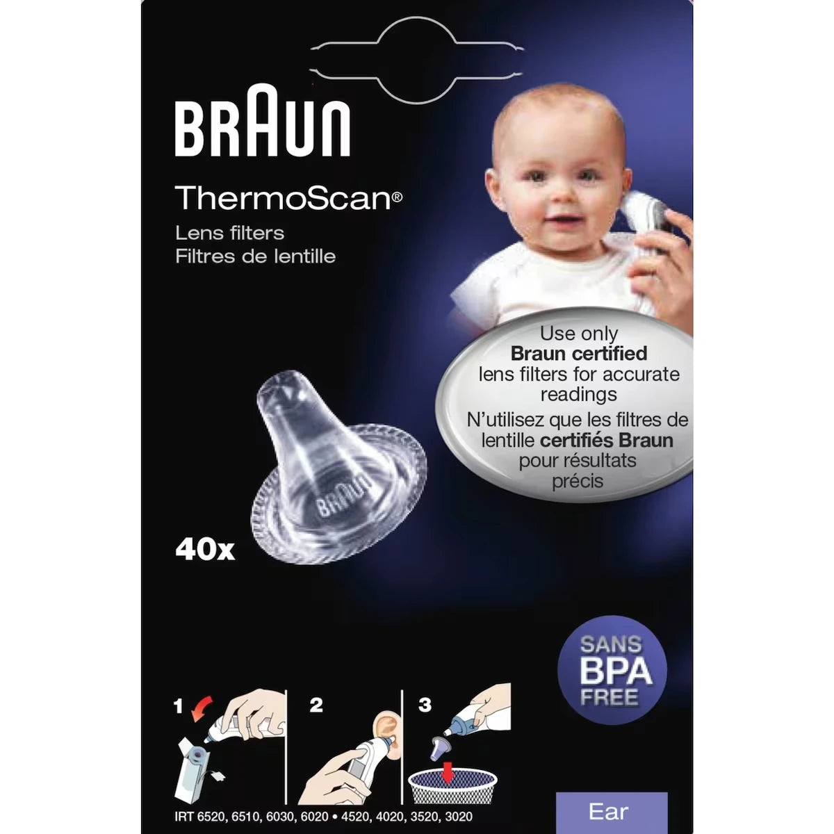 Filtres de lentille ThermoScan® LF40CA