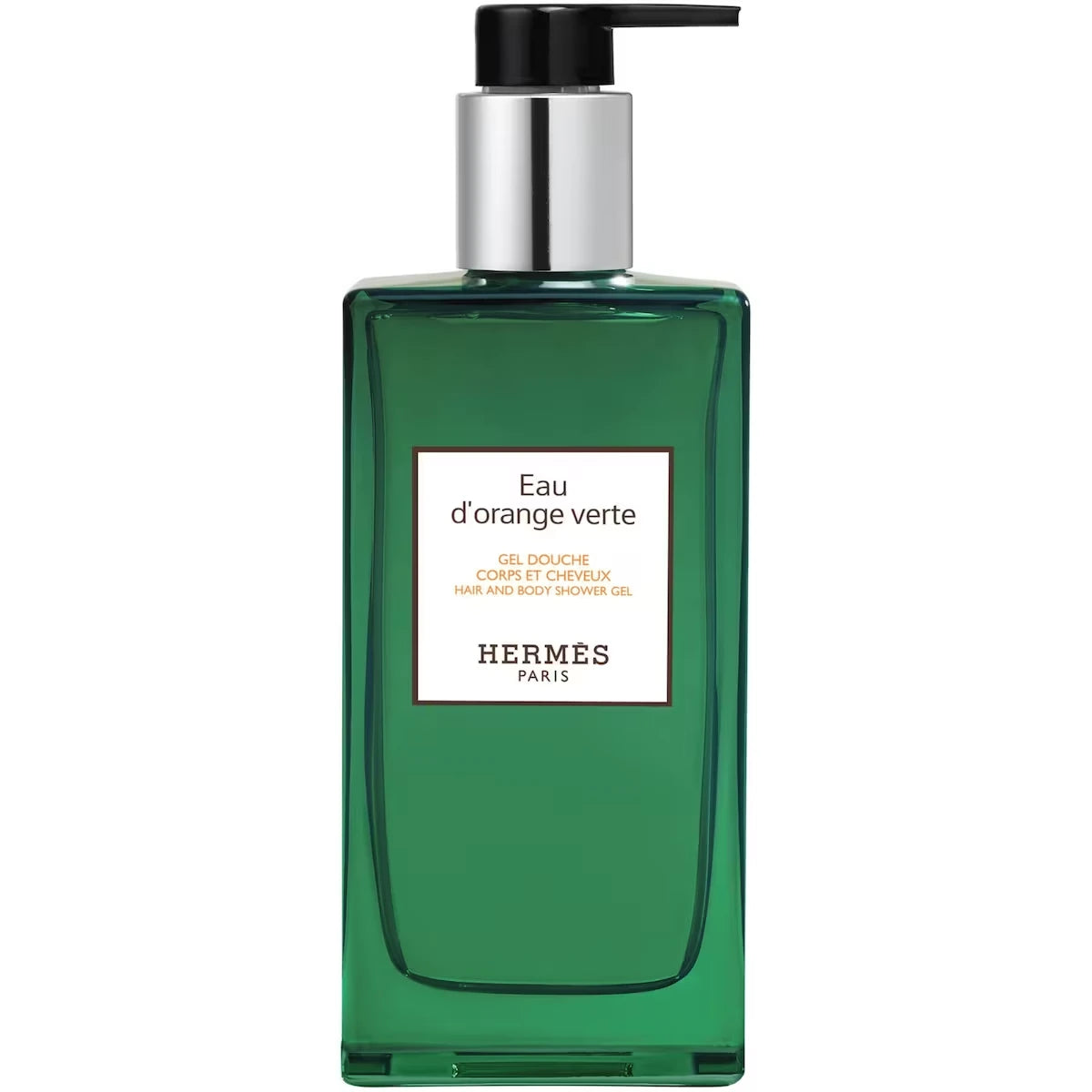 Eau d'orange verte, gel douche corps et cheveux