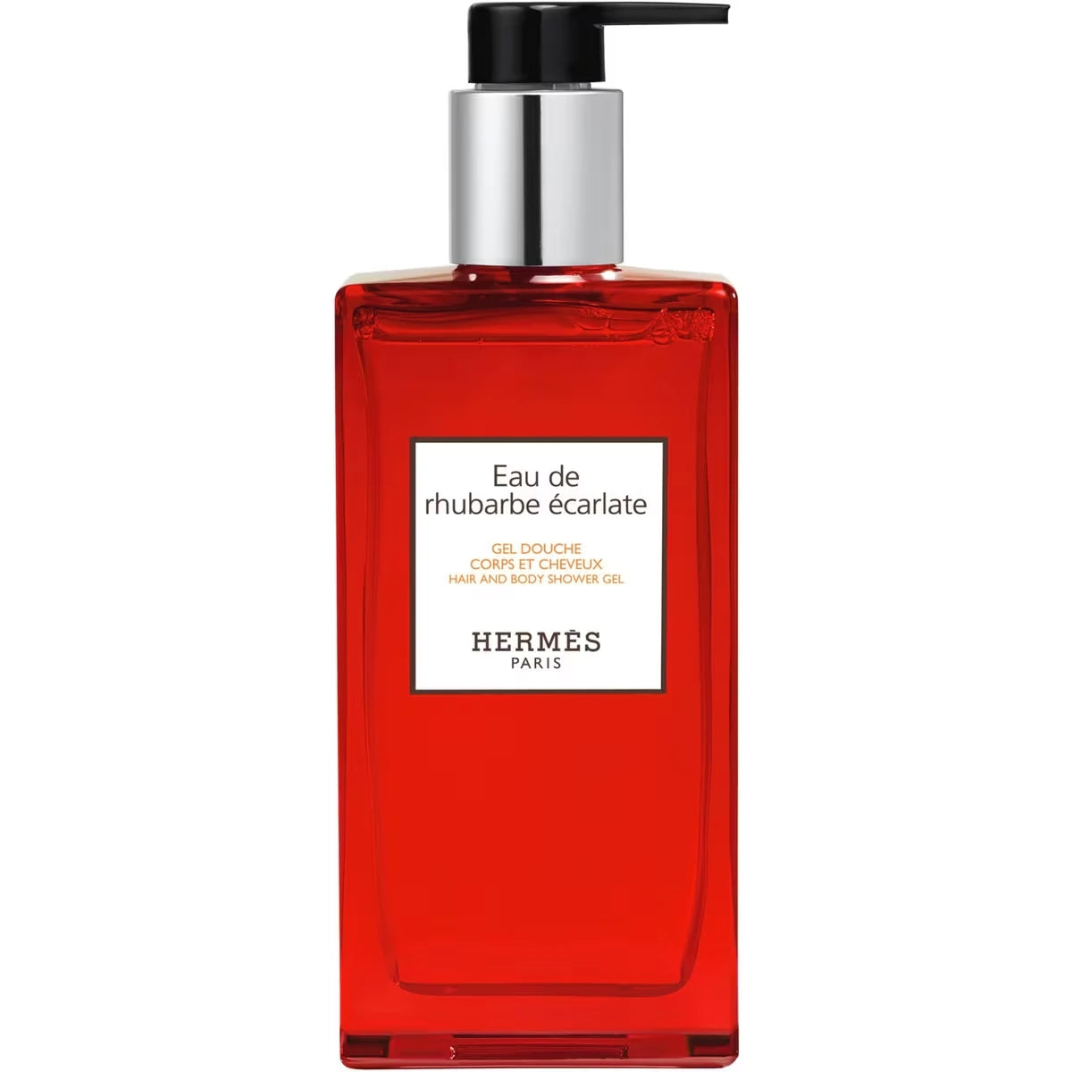 Eau de rhubarbe écarlate, gel douche corps et cheveux