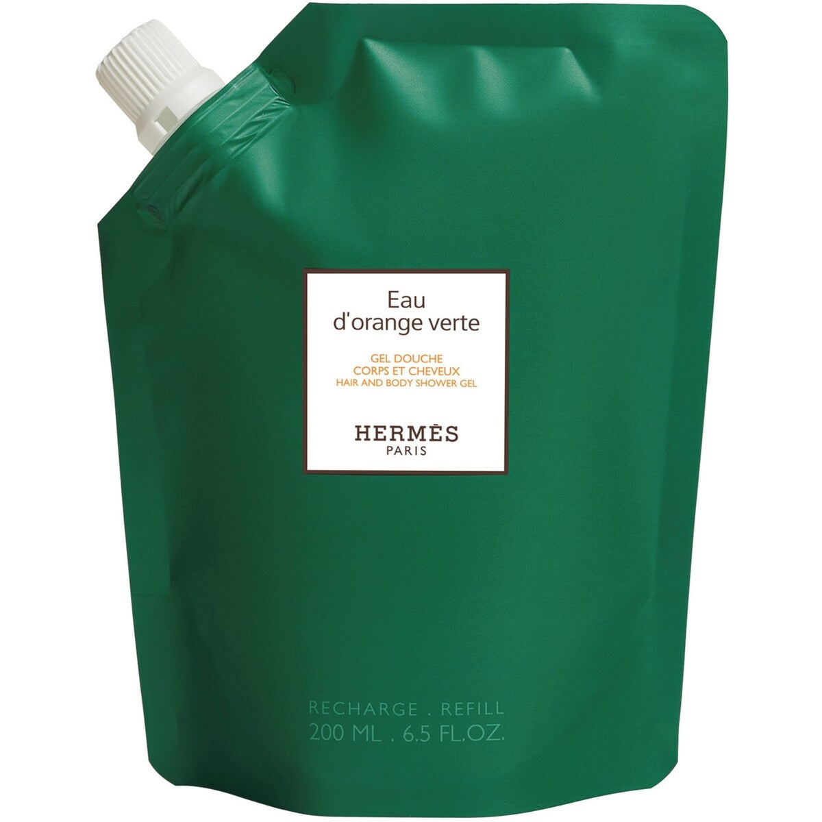 Eau d'orange verte, recharge gel douche corps et cheveux