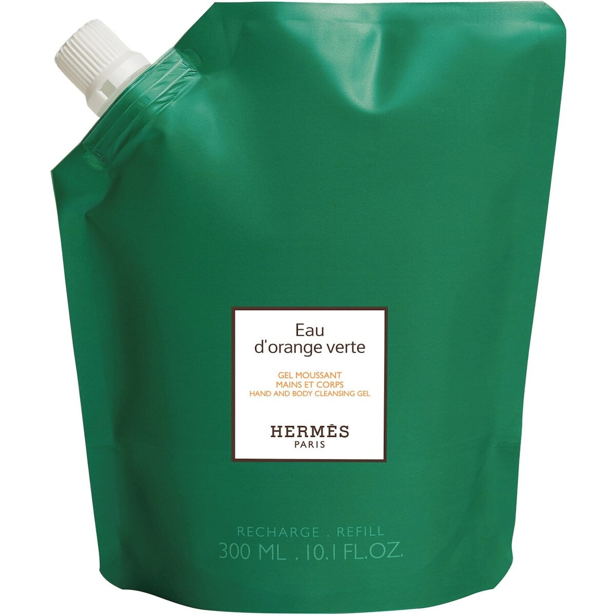 Eau d'orange verte, recharge gel moussant mains et corps