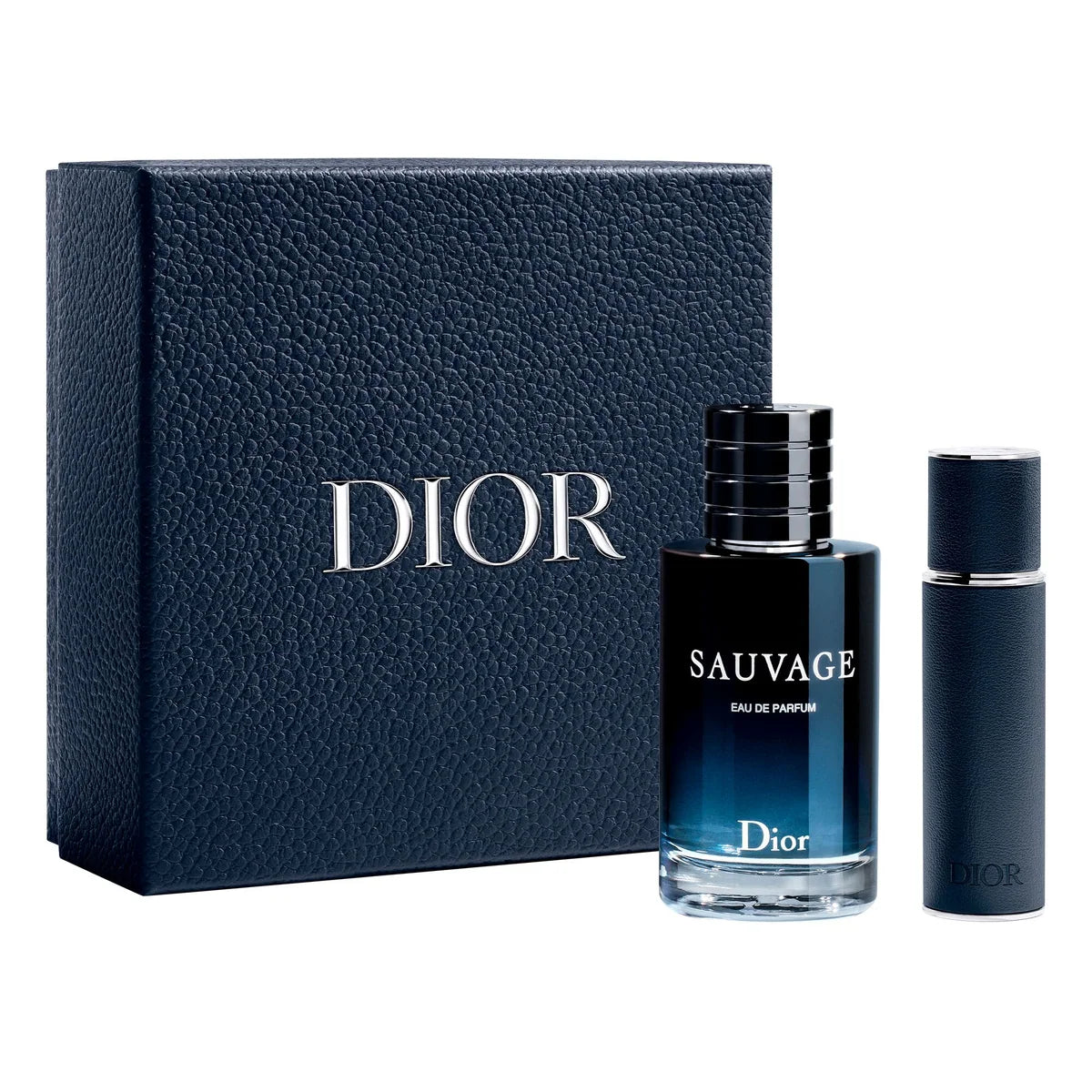 Coffret cadeau Fête des Pères Sauvage
Eau de Parfum et vaporisateur de voyage