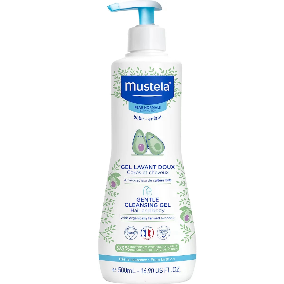 Gel Lavant Doux Bébé à l'avocat BIO