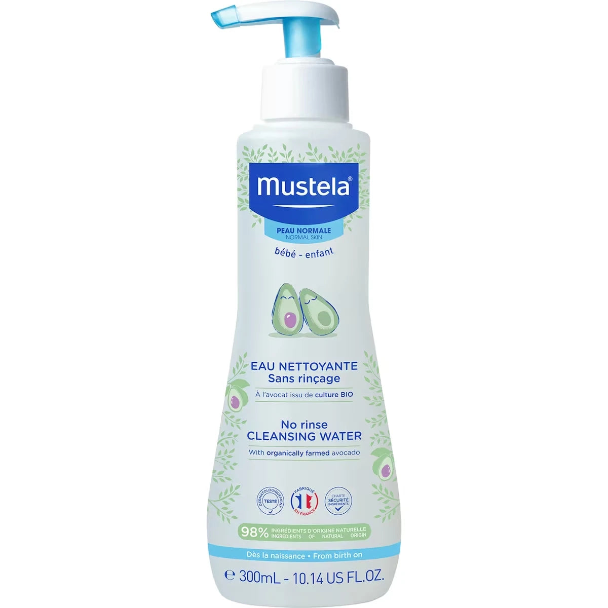 Eau nettoyante bébé sans rinçage à l'avocat BIO