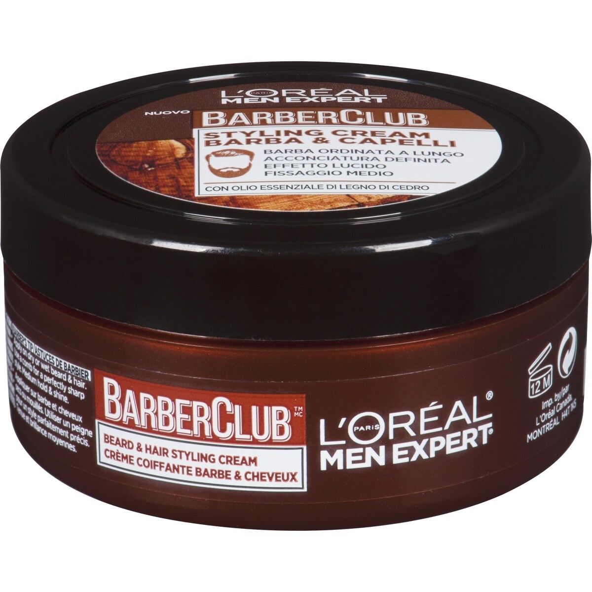 BarberClub crème coiffante barbe & cheveux