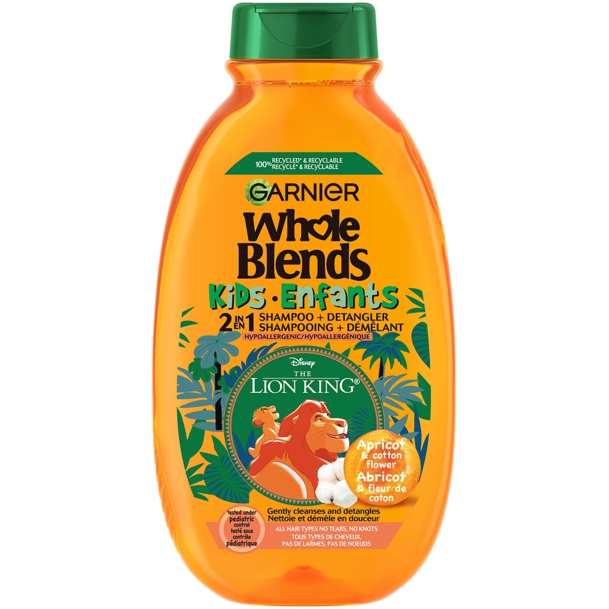 Whole Blends Kids Apricot & Cotton Flower 2-In-1 shampooing