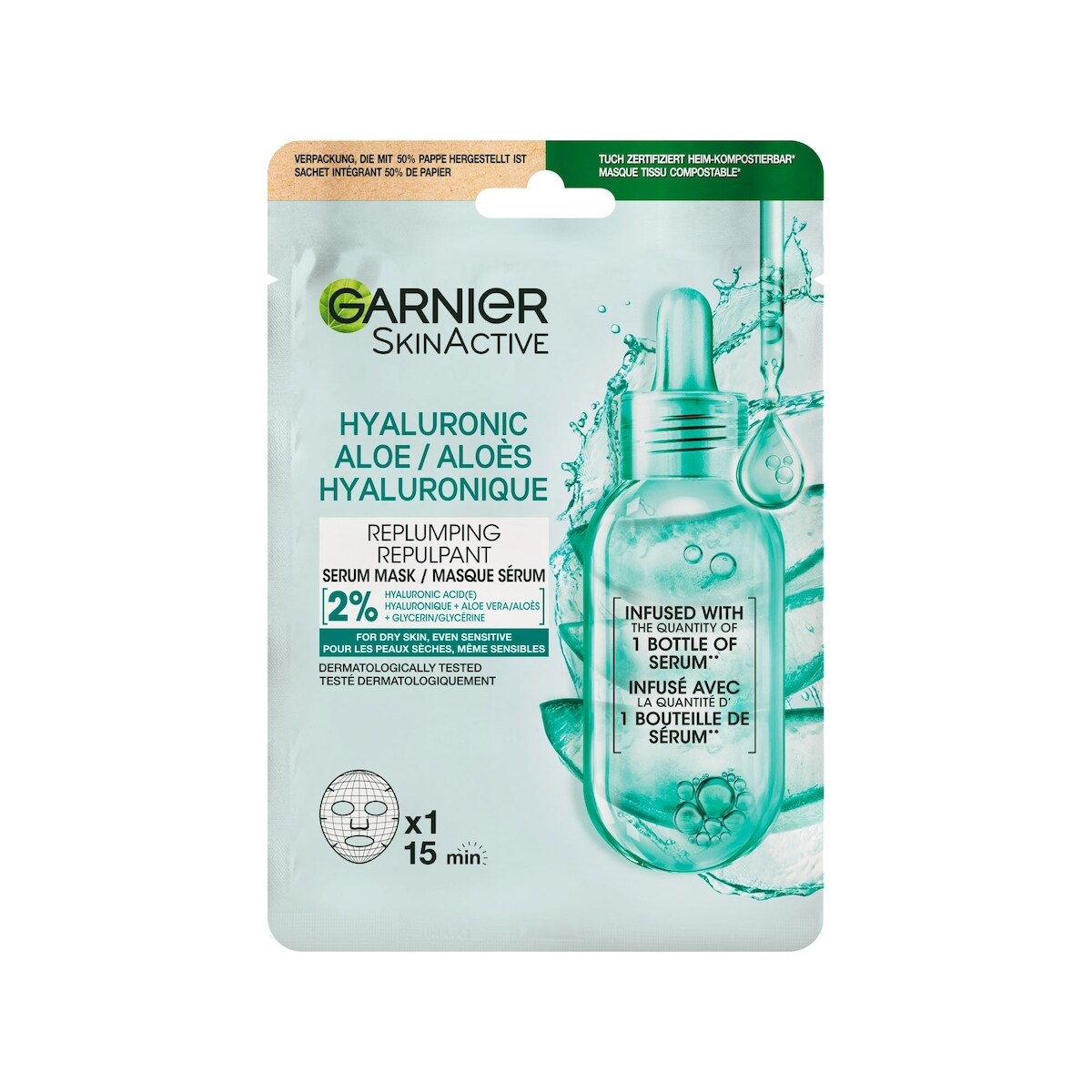 Hyaluronic Aloe Replumping Serum Mask