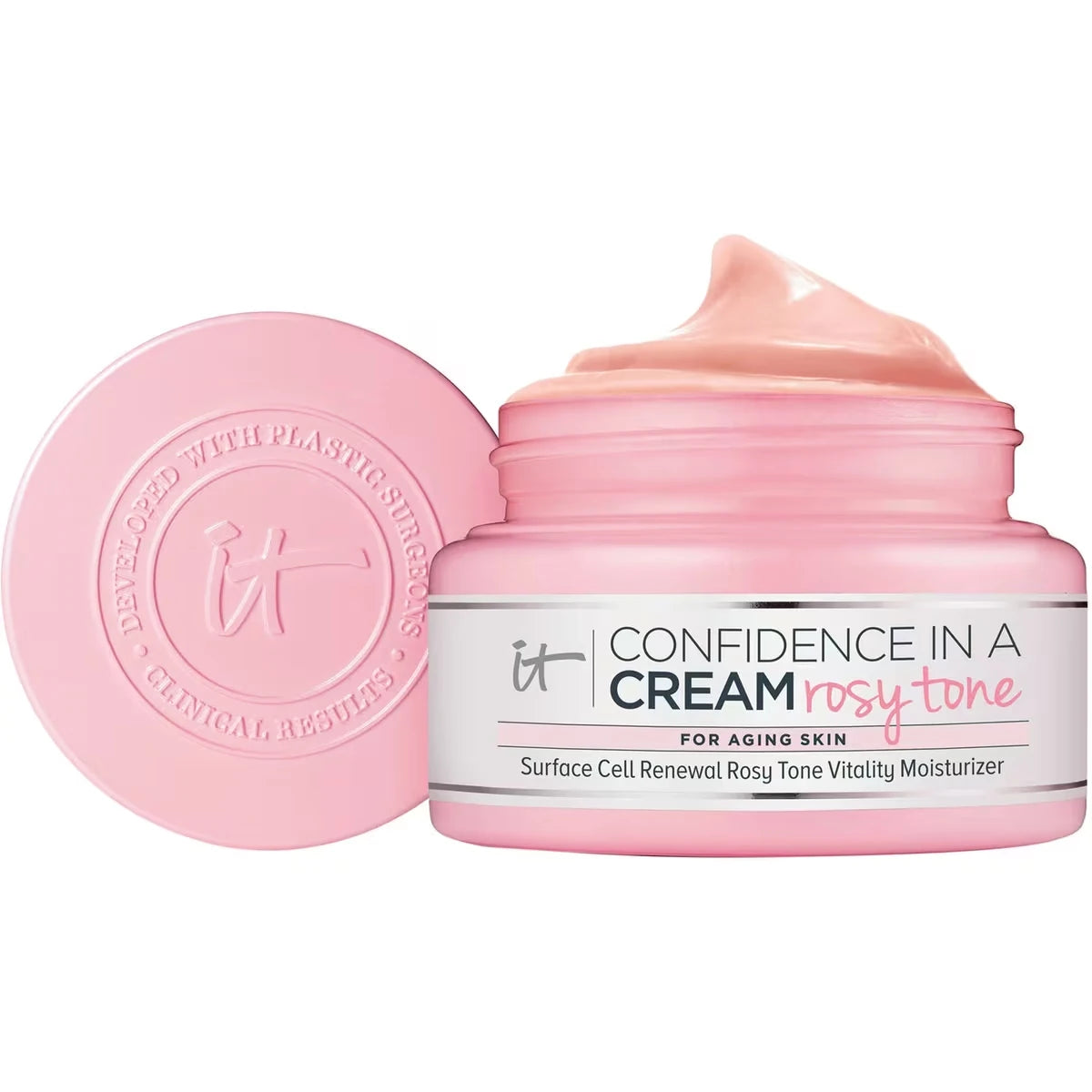 Anti-aging Cream with aloe leaf juice, Confidence in a Rosy Tone