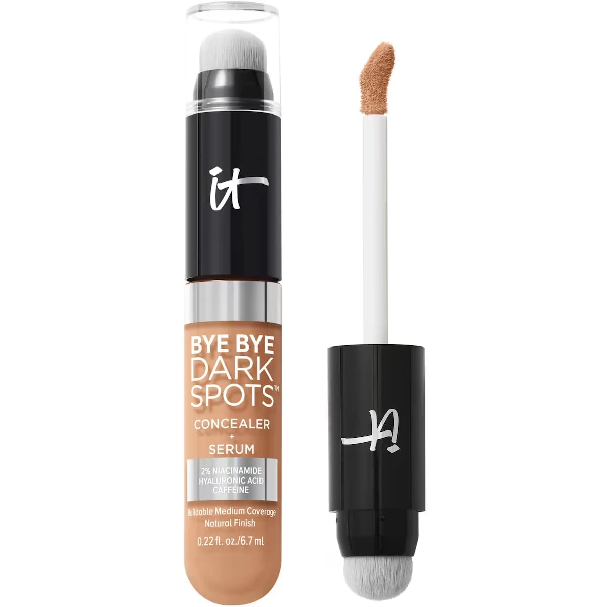 Bye Bye Dark Spots Concealer + Serum with 2% Niacinamide

INSTANT NATURAL COVERAGE + CLINICALLY FADES DRAK SPOTS*