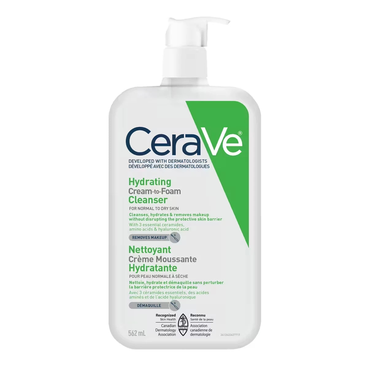 Hydrating Cream-to-Foam Face Cleanser for Normal-Dry Skin
