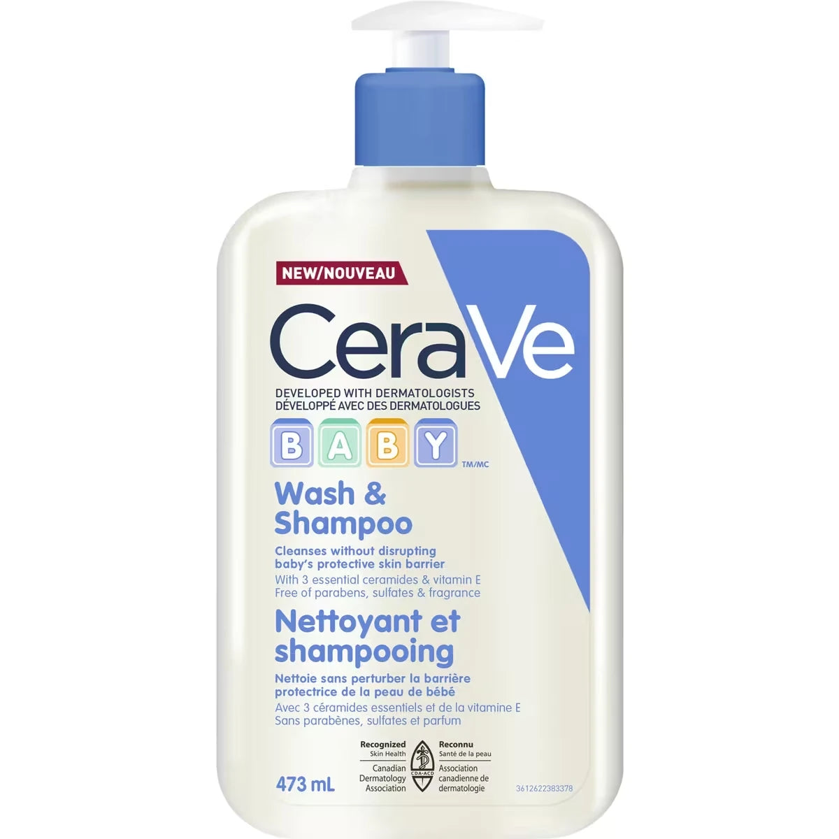 Nettoyant et Shampooing pour Bébé 473mL