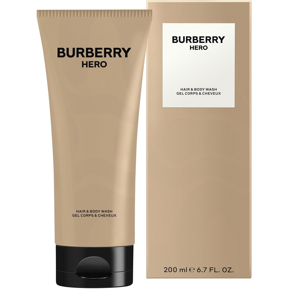 Gel douche corps et cheveux Burberry Hero pour hommes