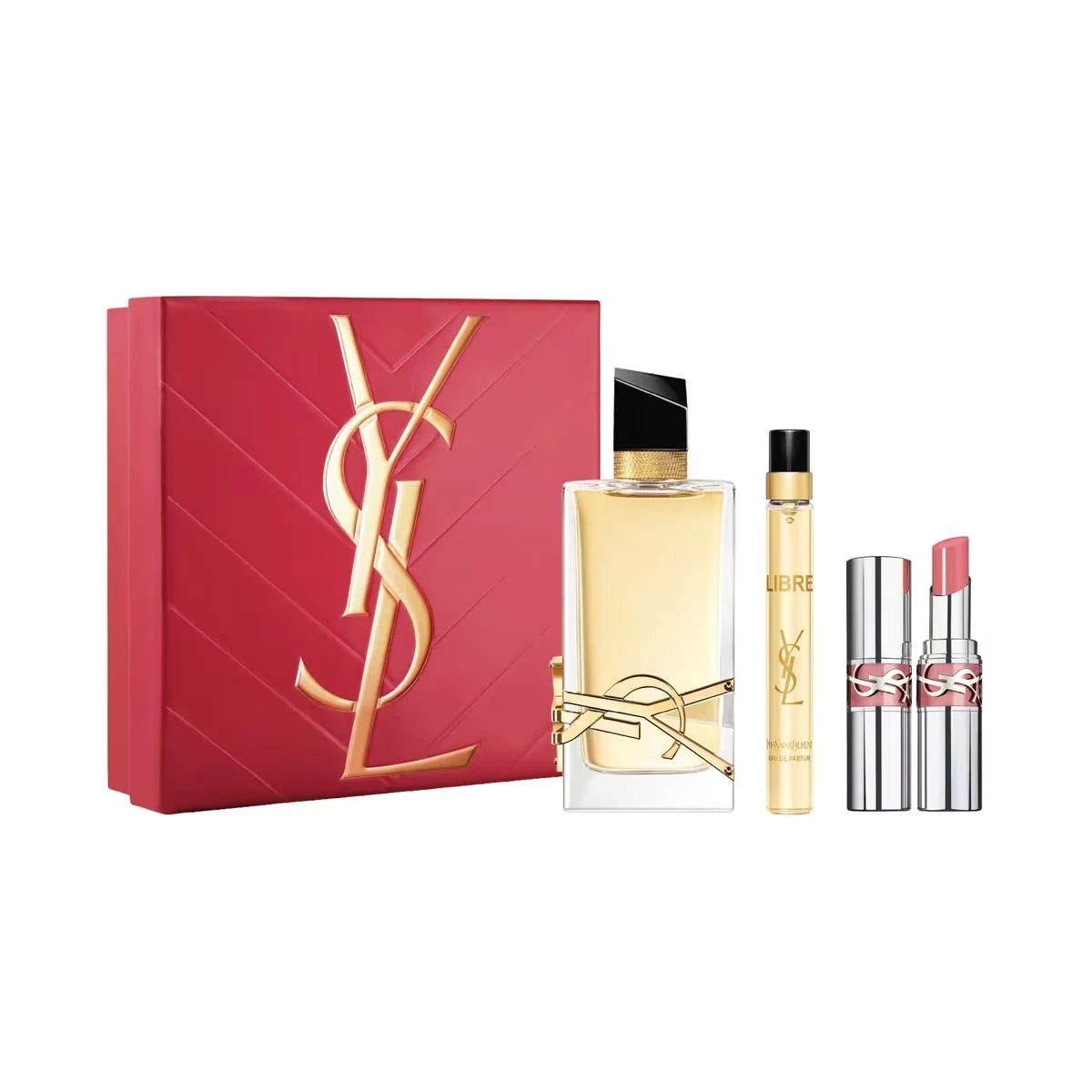 Coffret Eau de Parfum Libre et Rouge à Lèvres Loveshine