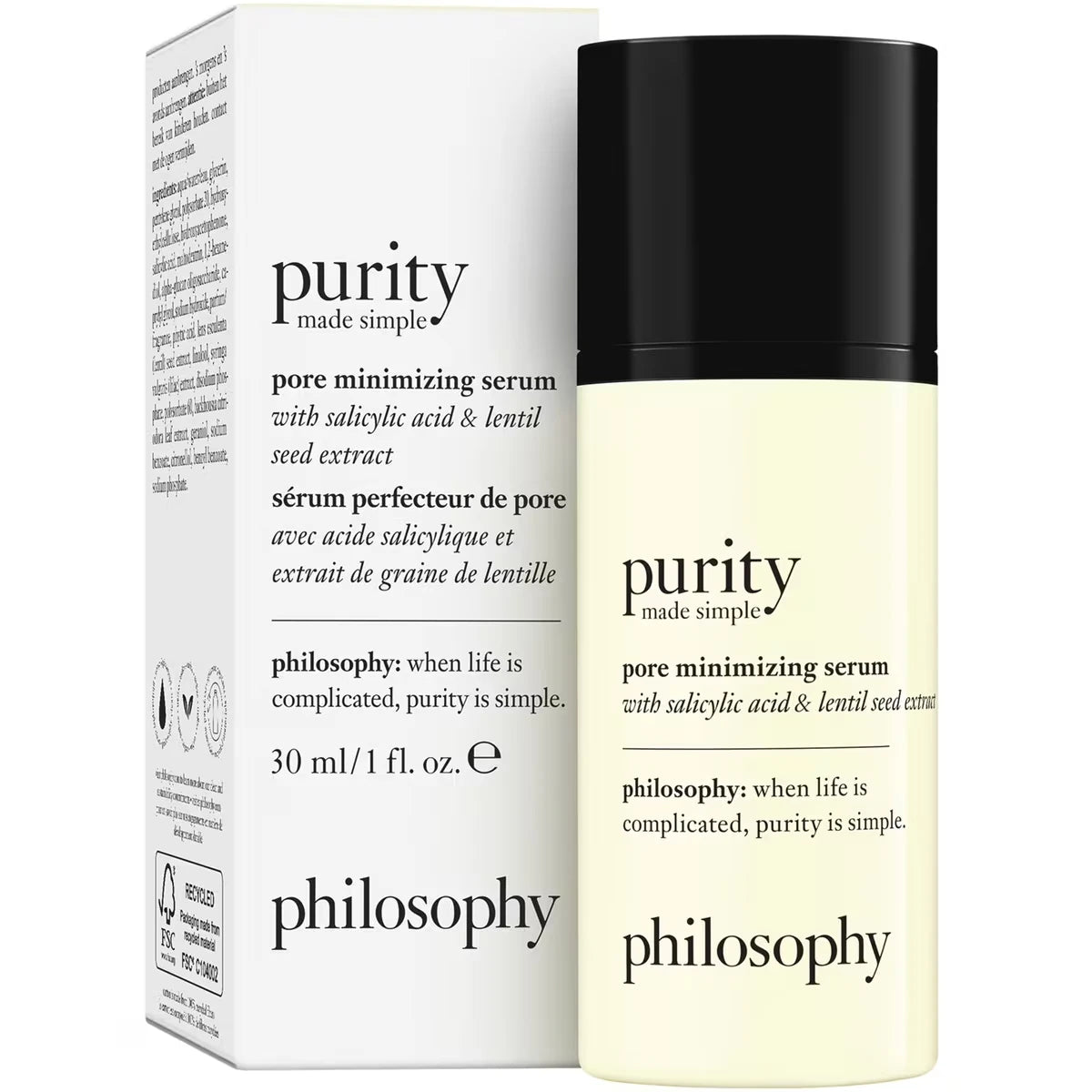 purity made simple pore-minimizing serum