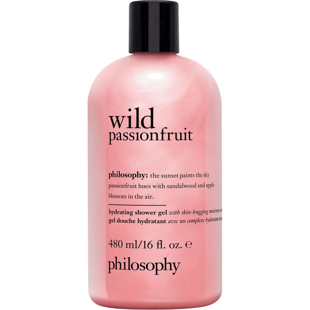 shampoing, gel douche et bain moussantwild passion fruit pour femme, nettoie, revitalise, adoucit la peau & les cheveux