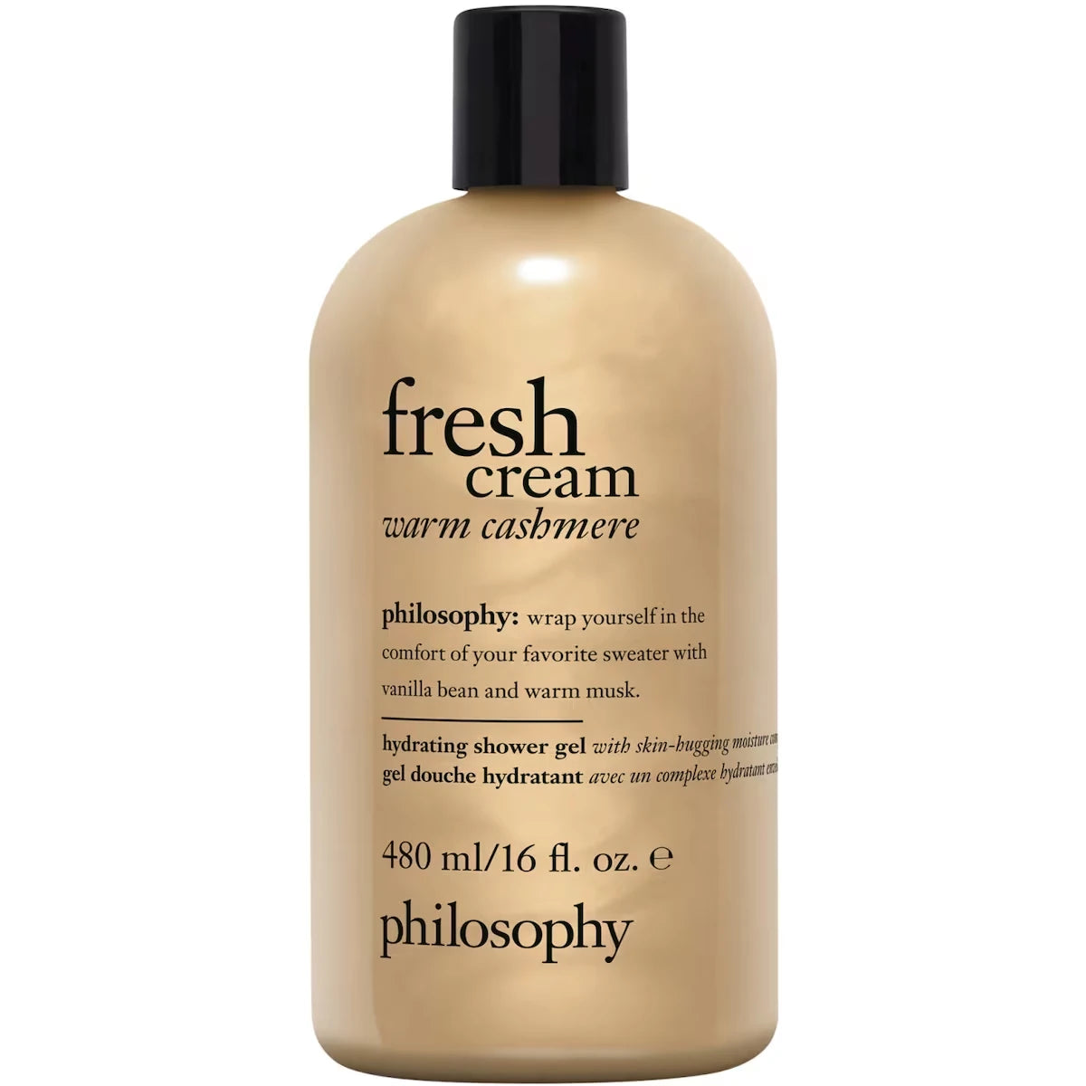 Gel douche hydratant fresh cream warm cashmere