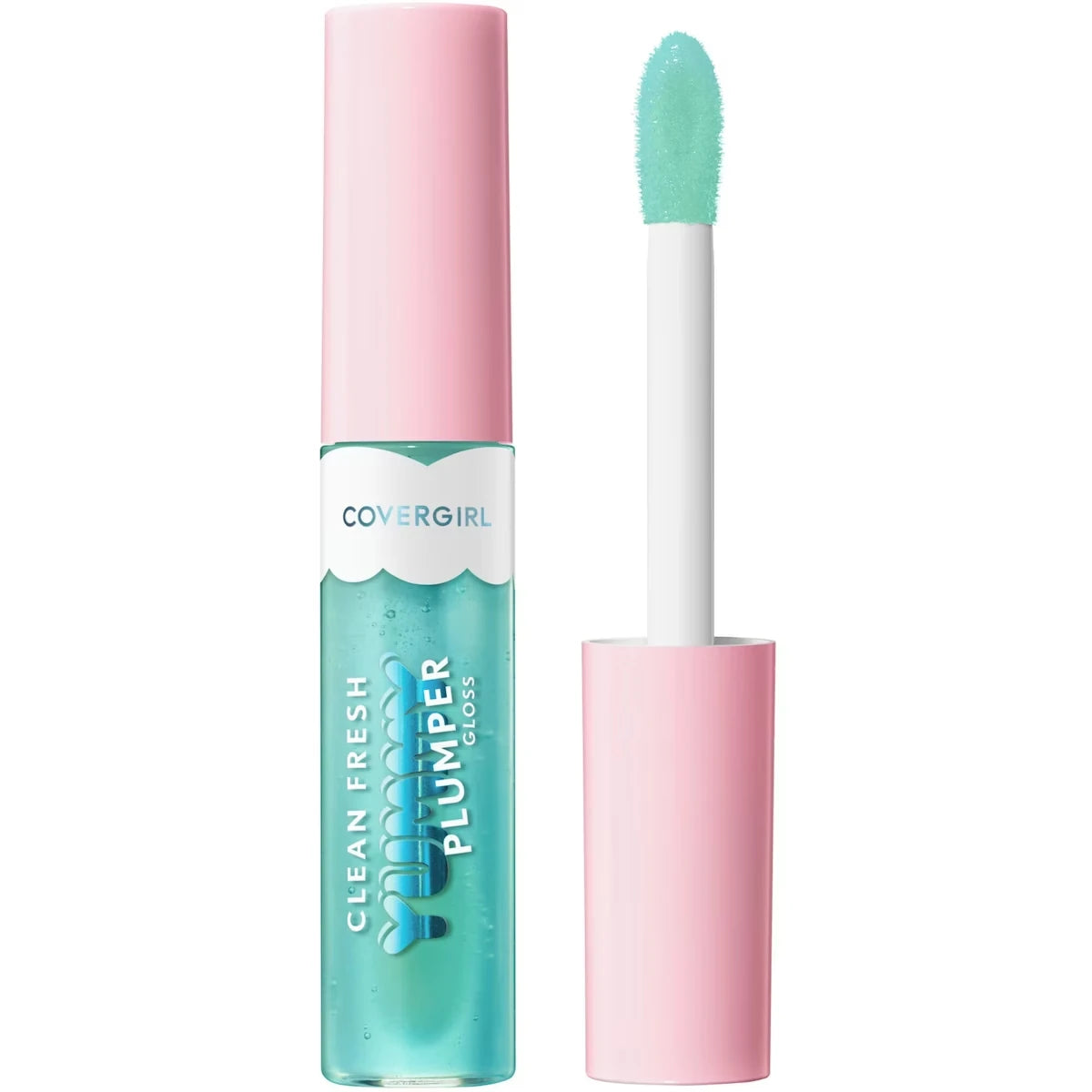 Clean Fresh Yummy Gloss, Plumper Gloss, Shiny Gloss, Vegan Formula, Volumizing Lip Plumper, Easy to Apply, Minty Flavor,