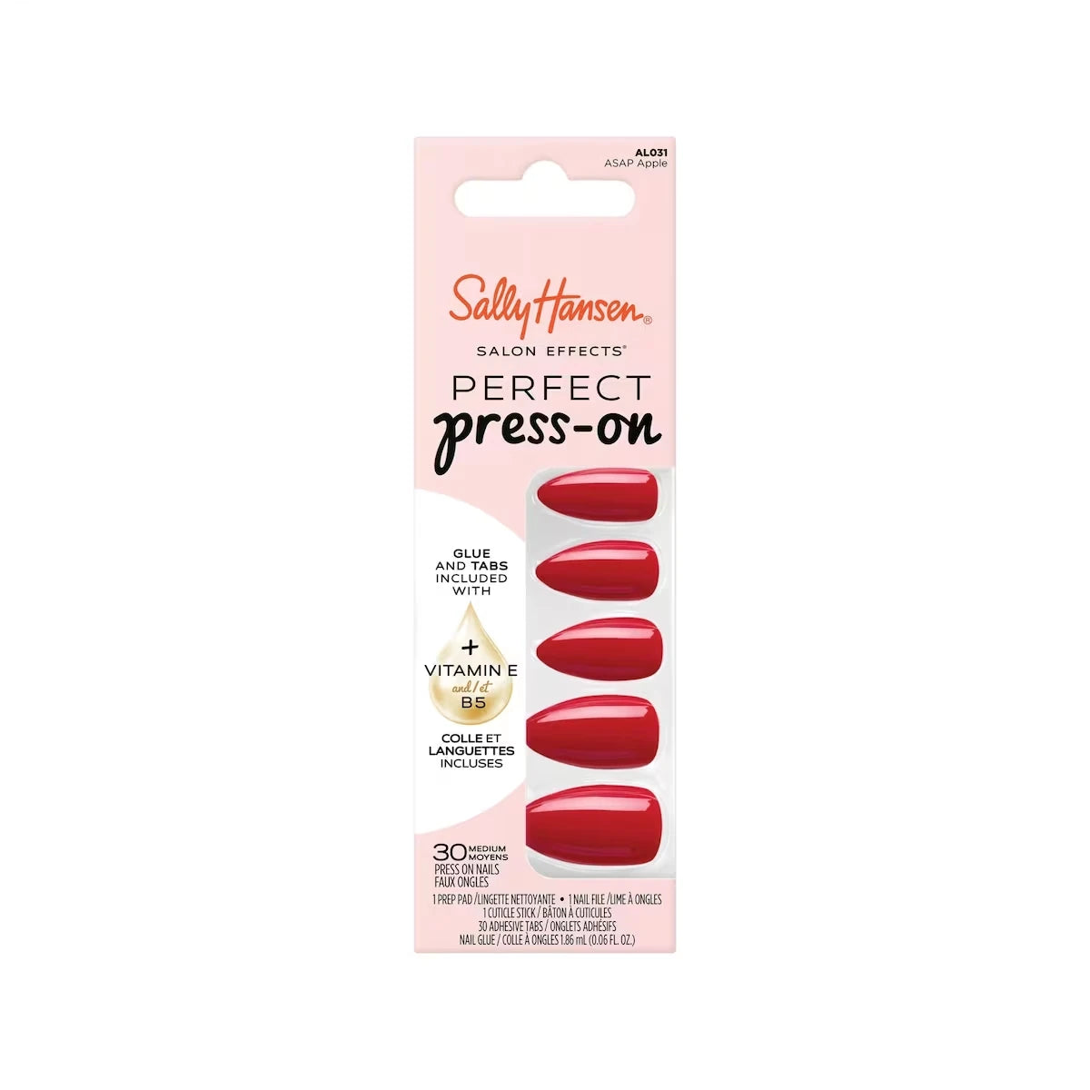 Salon Effects Perfect Press-On Nails, Non-Damaging Manicure, Easy to Apply