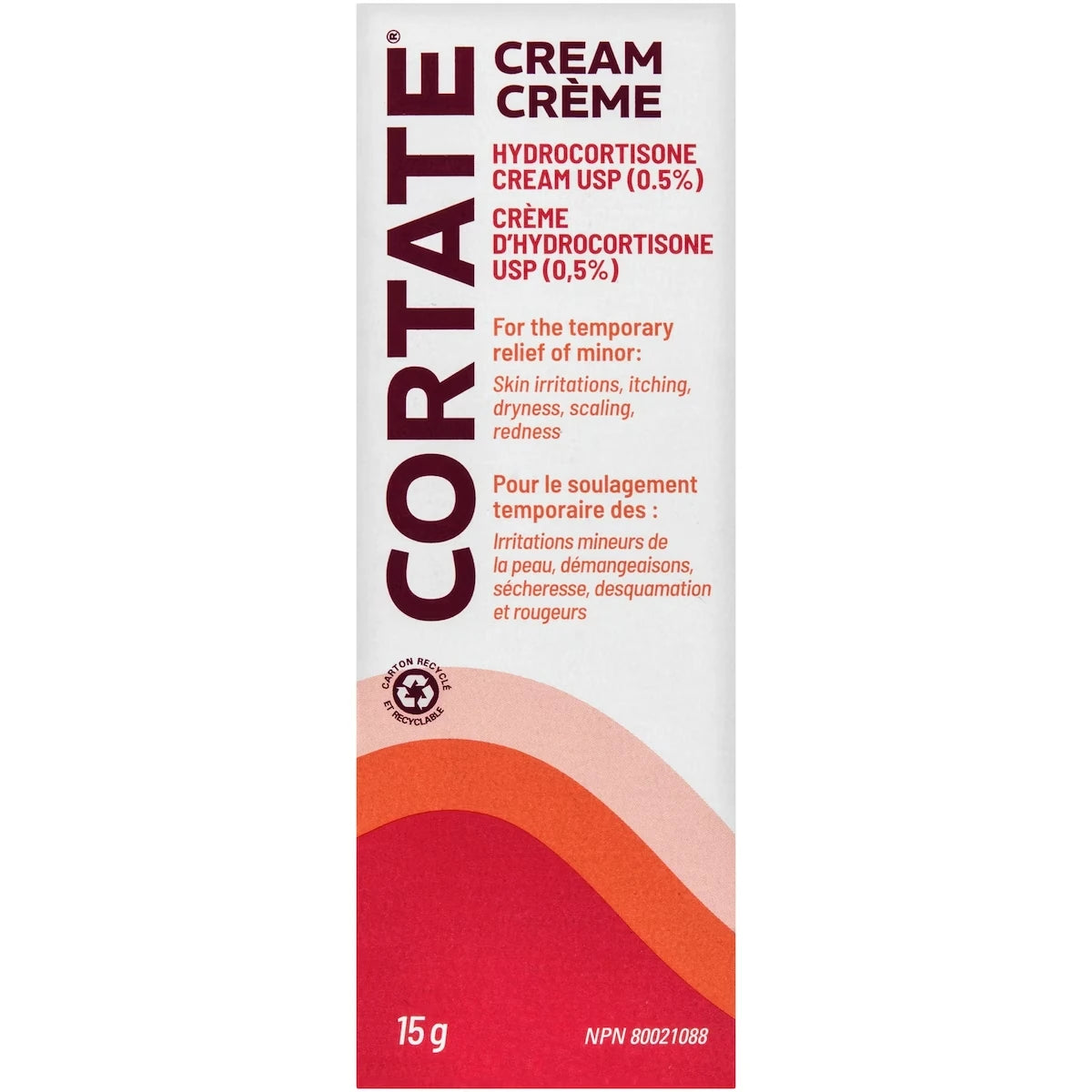 Crème D'Hydrocortisone USP (0,5%)