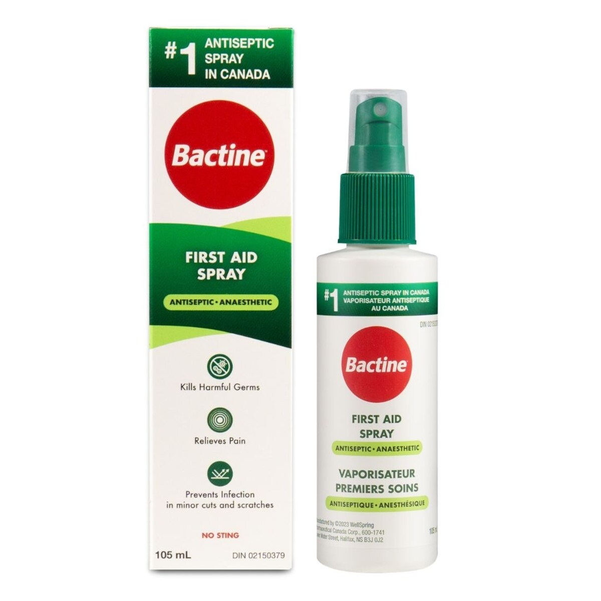 spray nettoyant analgésique