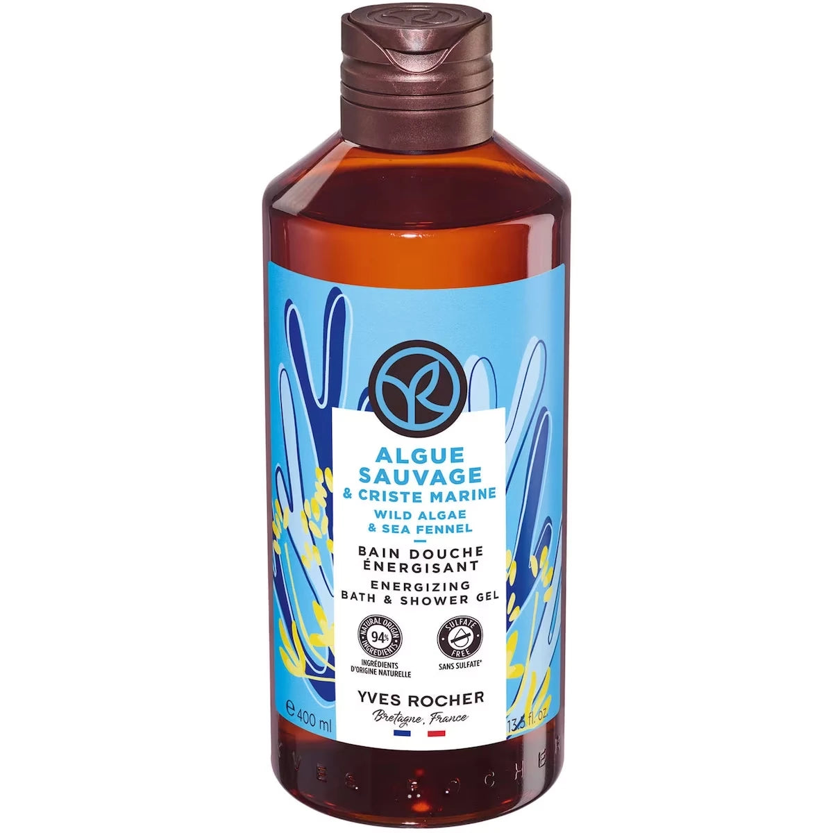 Bain douche énergisant algue sauvage & criste marine