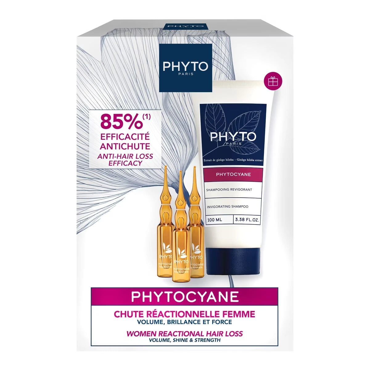 PHYTOCYANE Coffret Revitalisant Capillaire Femme