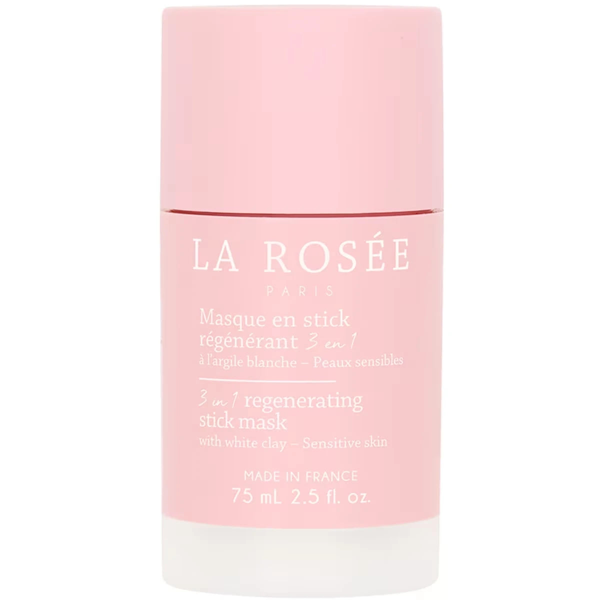 3-in-1 regenerating stick mask with white clay