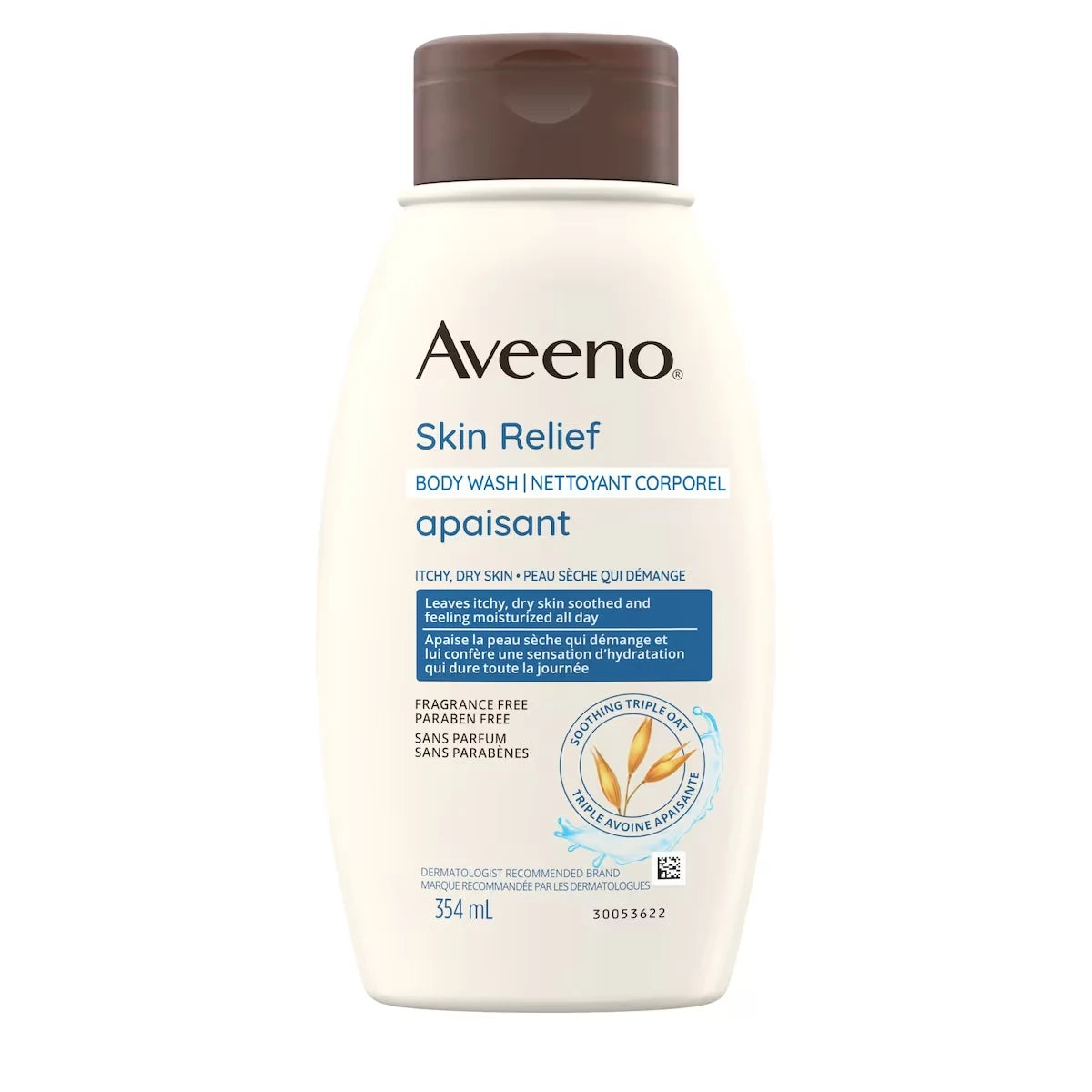 Gel nettoyant apaisant non parfumé