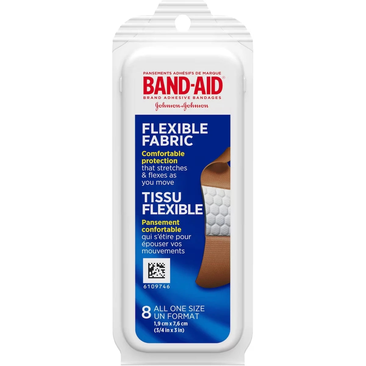 Pansements adhésifs Tissu flexible