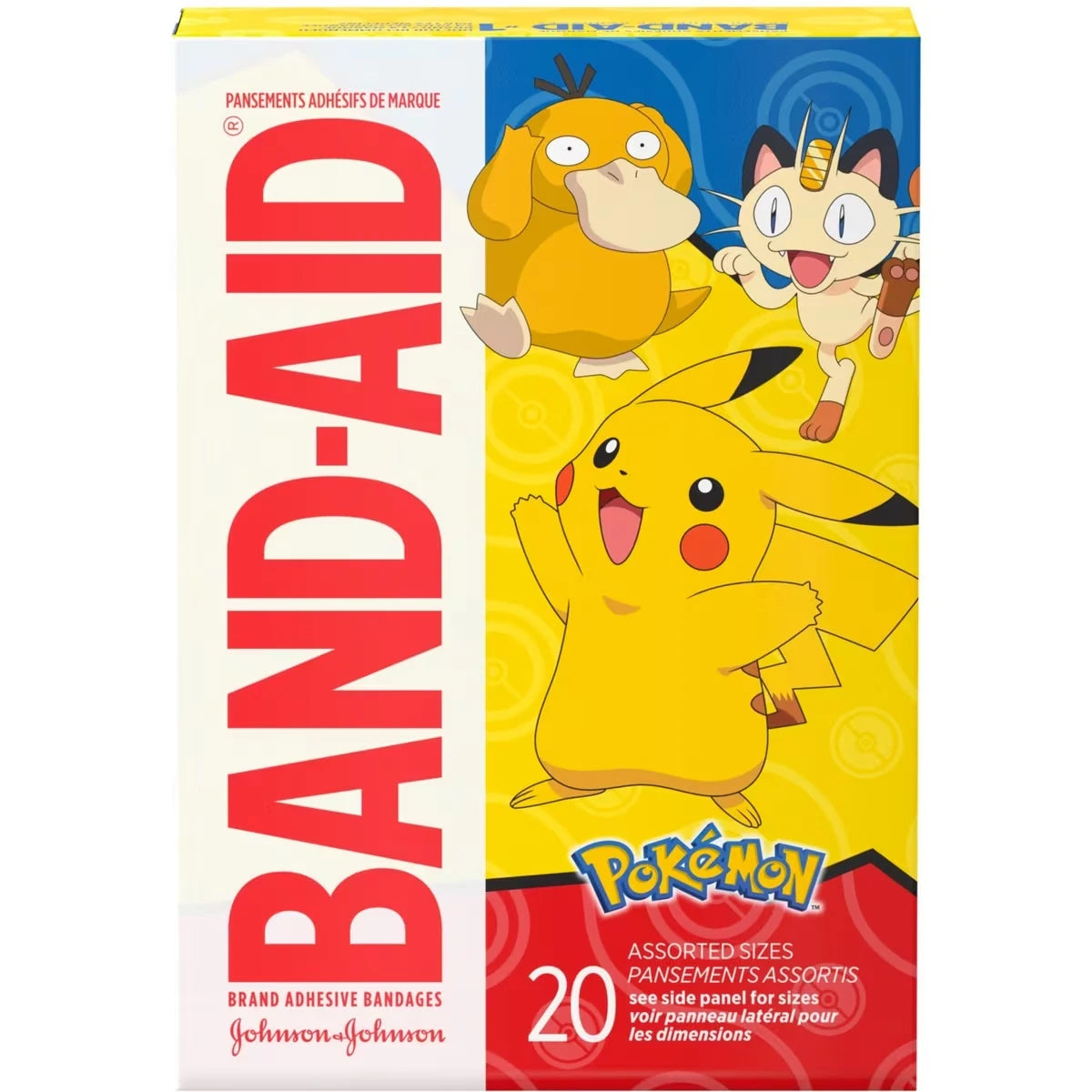 Pansements adhésifs pour enfants, Pokémon