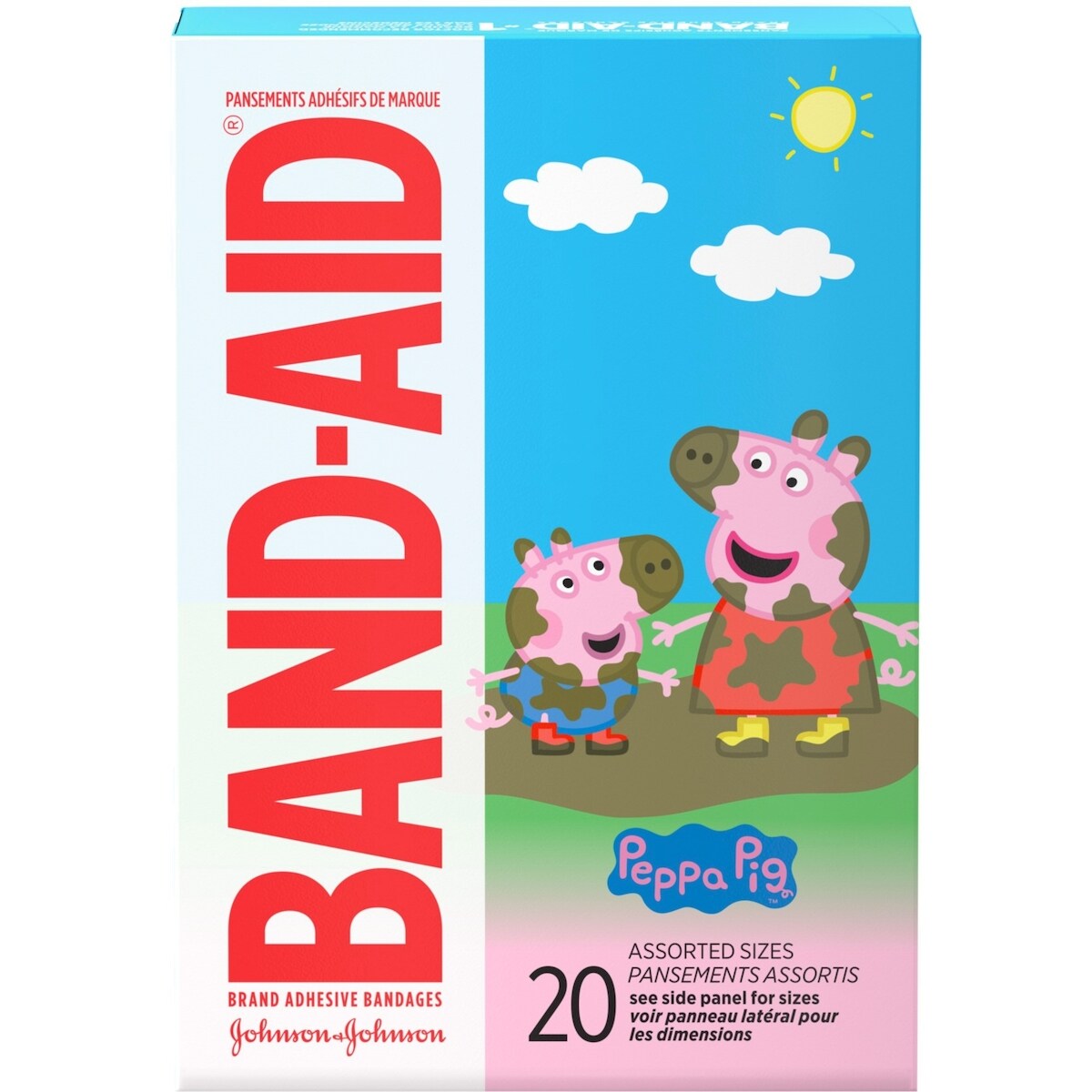 Pansements adhésifs pour enfants, Peppa Pig