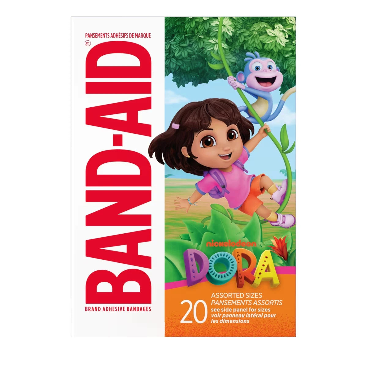 Pansements de premiers soins pour enfants, Dora de Nickelodeon
