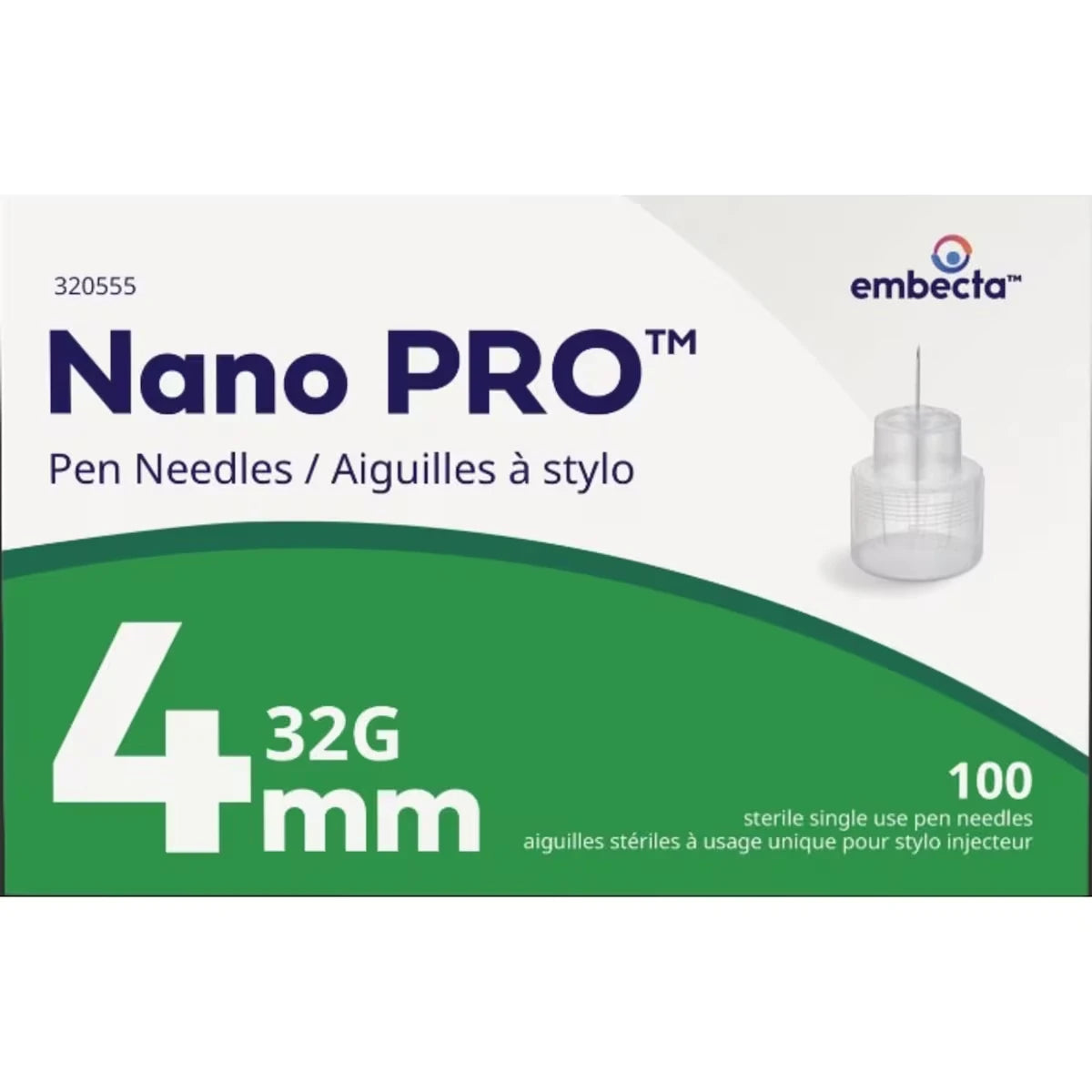 Aiguilles à stylo Nano PRO™ 4mm 32G