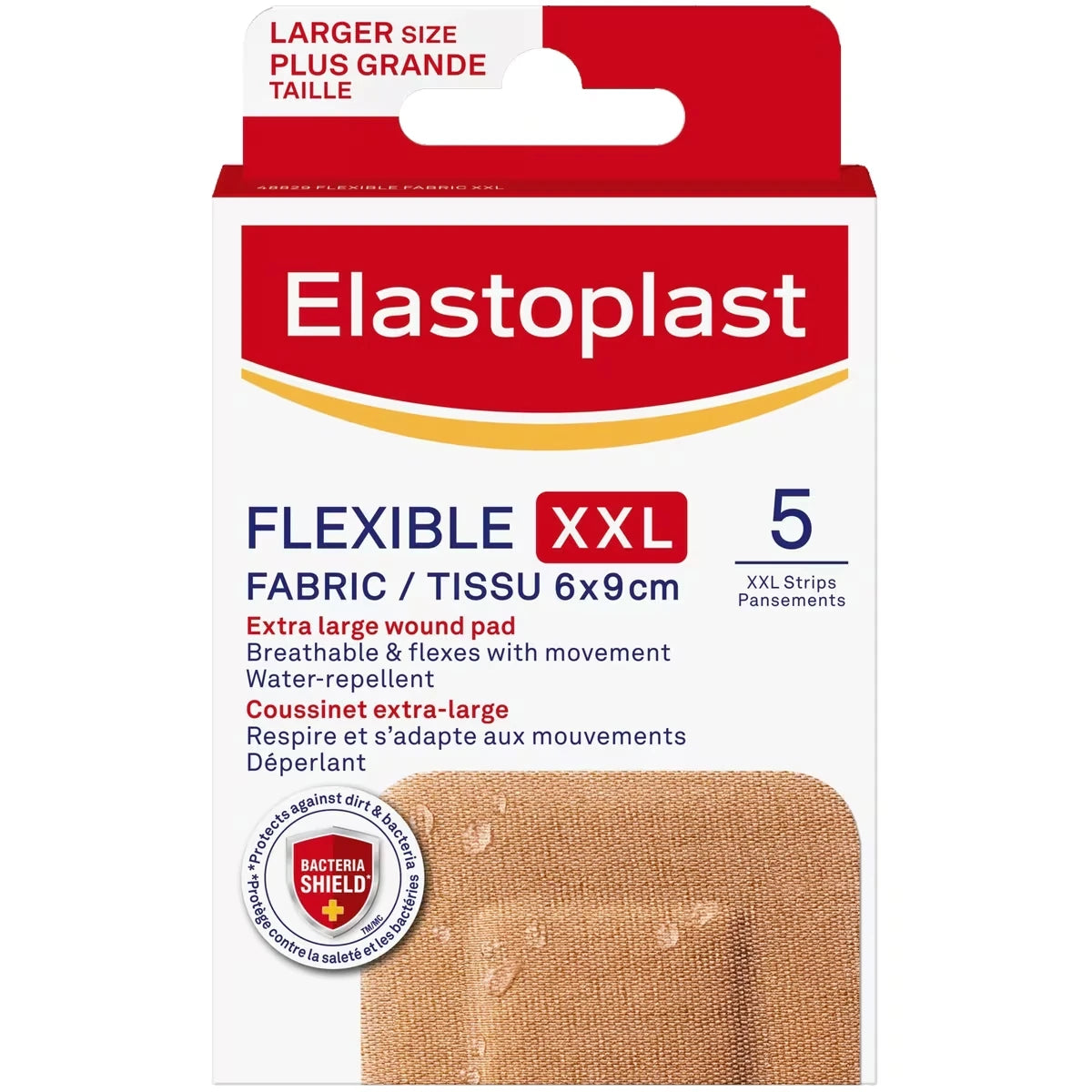 Pansements Adhésifs en Tissu Flexible XXL