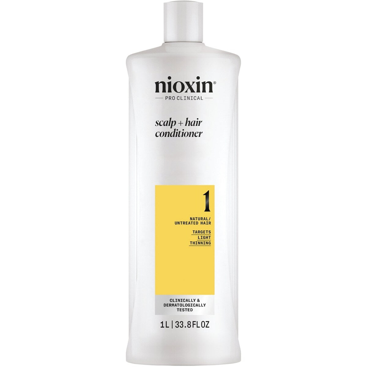 Revitalisant épaississant pour le cuir chevelu et les cheveux Système 1 de – pour cheveux naturels et clairsemés, 1 L