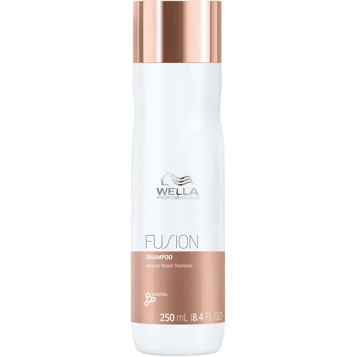 Shampooing Fusion Réparation Intense de pour cheveux abîmés – shampooing professionnel pour la réparation des cheveux, shampooing anti-casse, 250 mL
